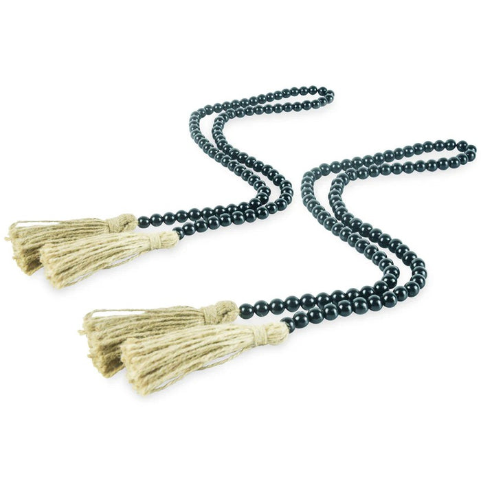 Decorative Bead in Black/Brown