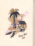 Deep Well Inn, Palm Springs 1950s | Vintage Menu Art – cover