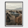 Desert Mustangs — Art Print Vertical #01