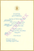 Dinner in Honor of the Apollo 11 Astronauts Los Angeles 1969 Vintage Americana Menus
