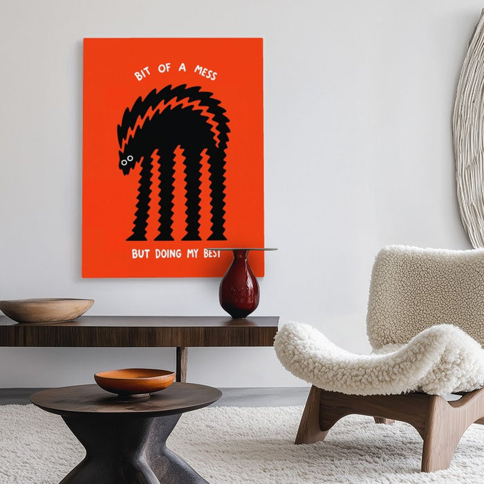 Doing My Best Canvas — Canvas Vertical #02