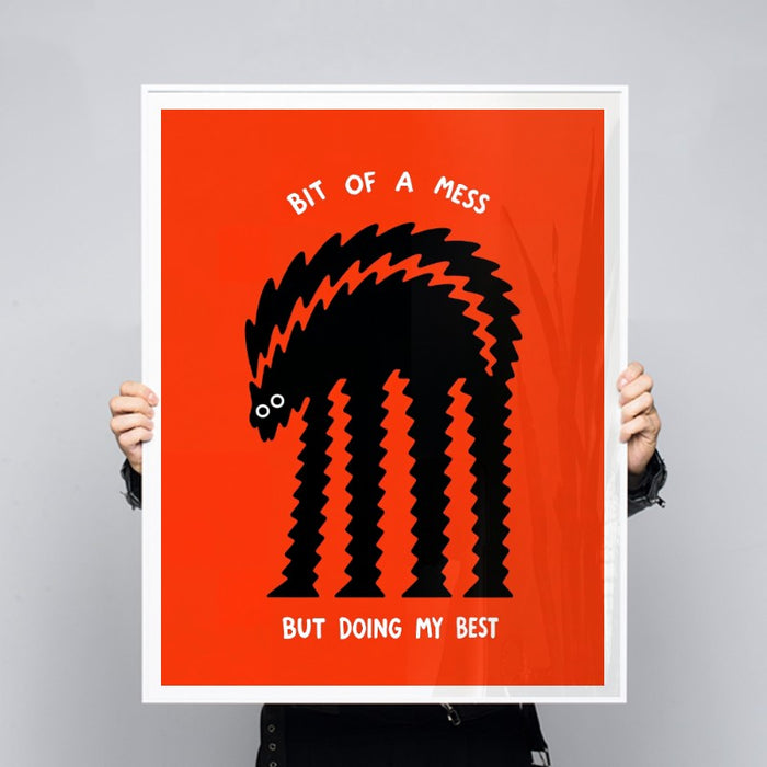 Doing My Best — Art Print Vertical #03