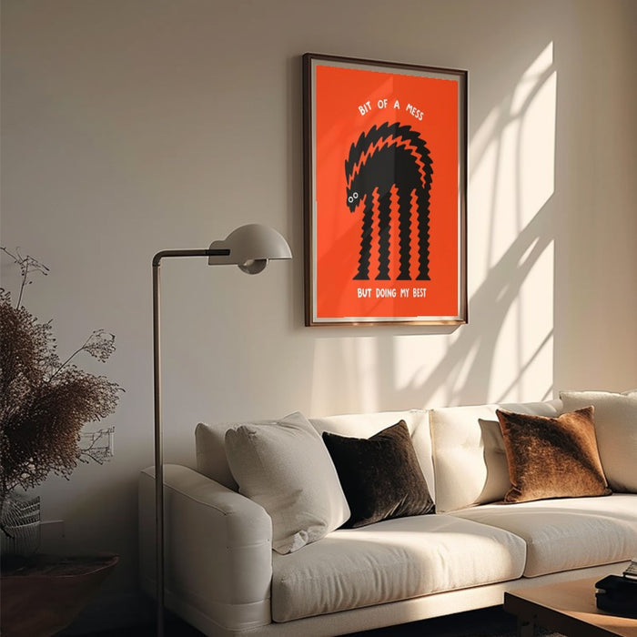 Doing My Best — Art Print Vertical #05
