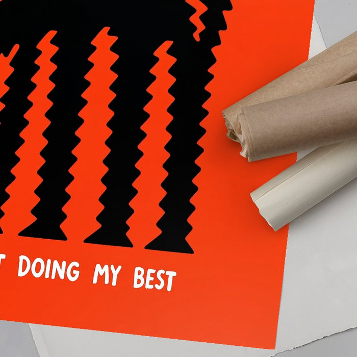Doing My Best — Art Print Vertical #06