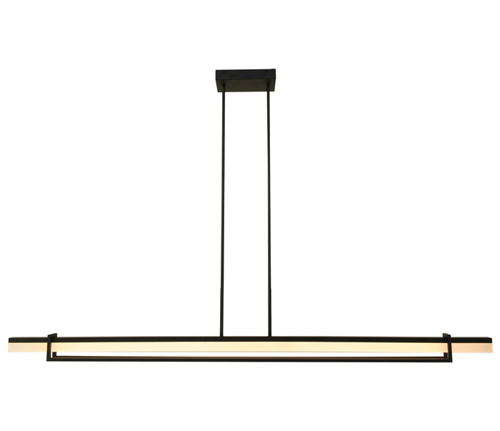 #DU31911/60W LED Pendant Light in Black