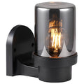 #E-30116A Outdoor Wall Light in Black