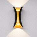 #E107W Outdoor LED Wall Light in Black