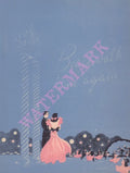 Edgewater Beach Resort, Chicago 1947 Menu Art