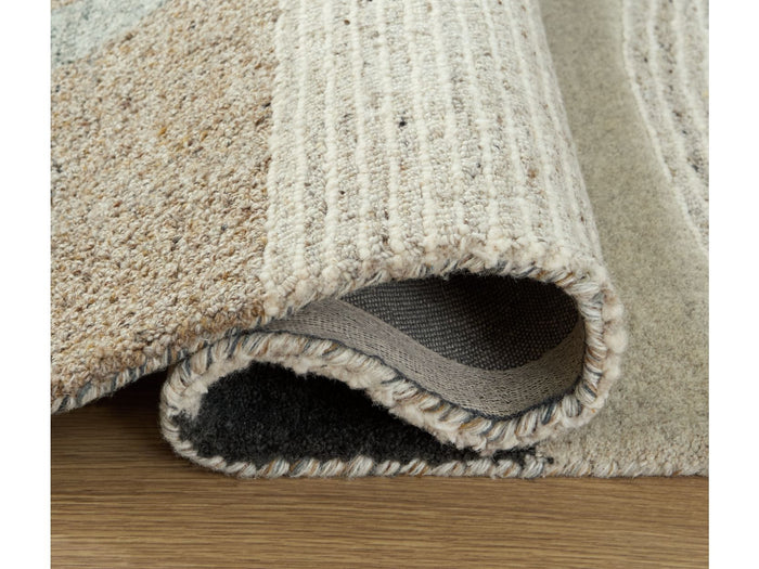 Edrickhill 5' x 7" Medium Rug in Grayish/Teal/Taupe