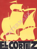 El Cortez (Galleon), Las Vegas 1950s Menu Art
