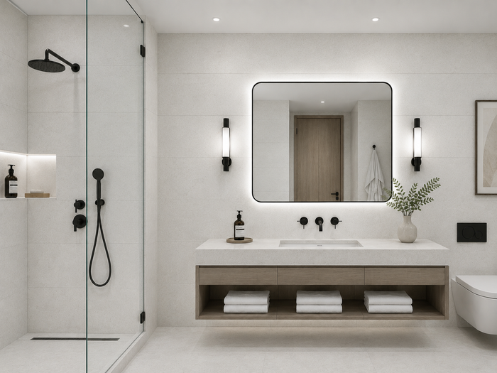 Ember Almond MT 12x36" Ceramic White Body Wall Tile