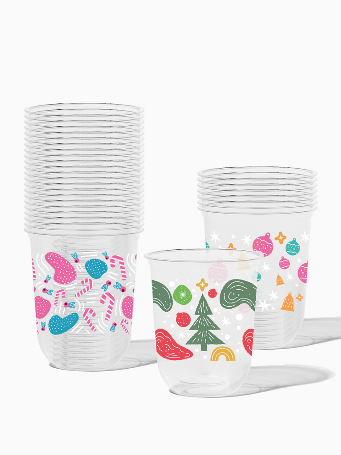 Enchanted Holiday Pattern - NATURAL 16oz Arc