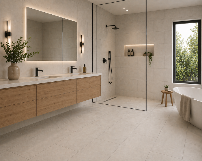 Ess. Bercy Bianco 24x47" Porcelain Floor Tile