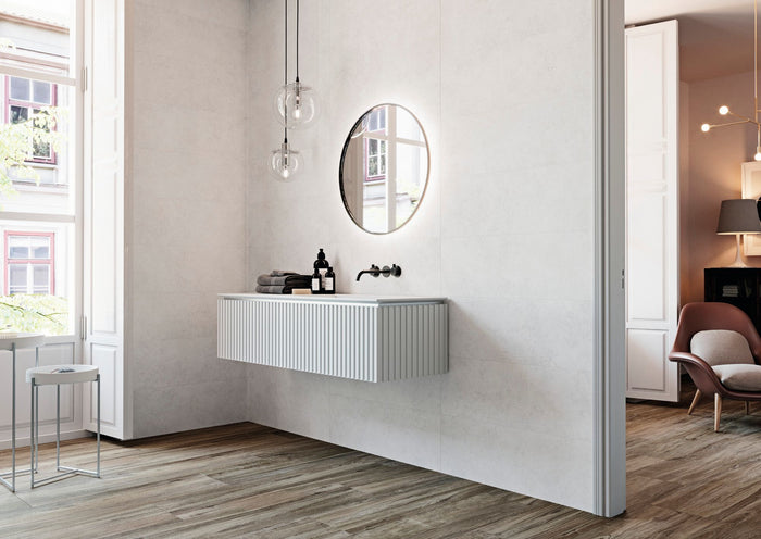 Ever White MT 12x36" Ceramic White Body Wall Tile