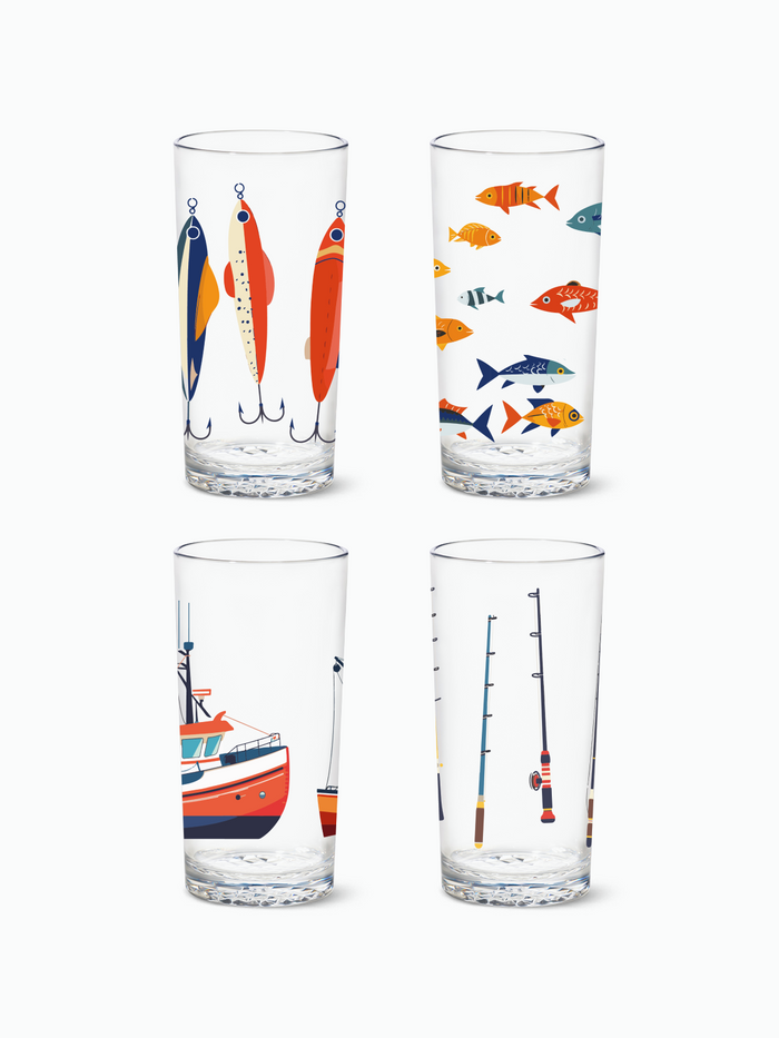Fisherman's Charm 2.0 - RESERVE 14oz Highball Tritan™ Copolyester Glass
