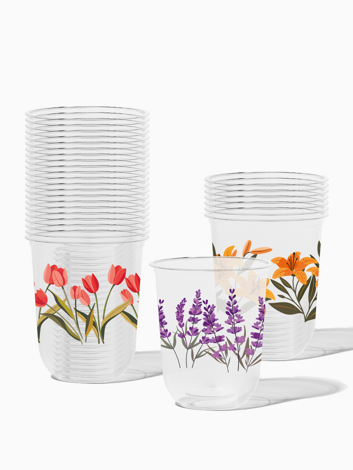 Floral Fantasy - GO PET 16oz Arc