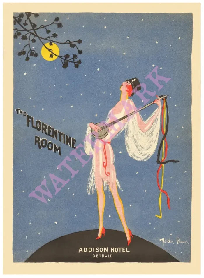 Florentine Room, Addison Hotel, Detroit 1930s