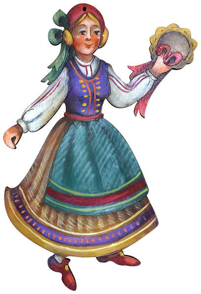 Folk Dancer Ornaments - JN008