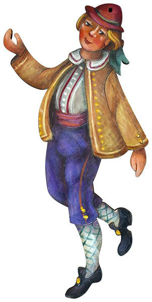 Folk Dancer Ornaments - JN008