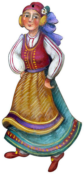 Folk Dancer Ornaments - JN008