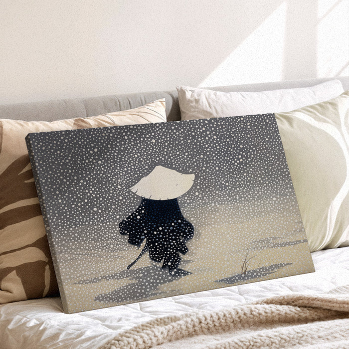 Footsteps In Silence Canvas