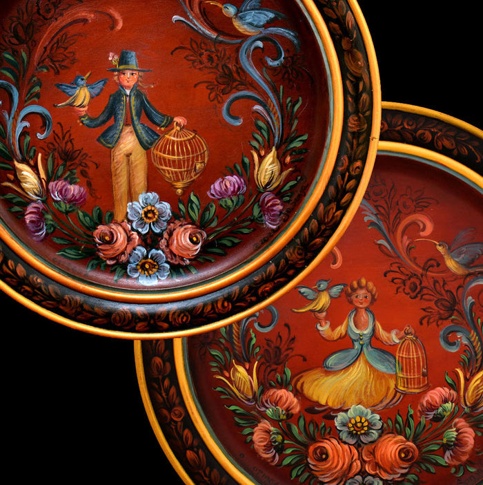 Garden by the Sea - Gentleman & Lady's Two Plate Bundle