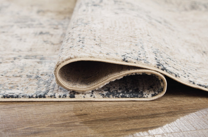 Gentor 5' x 7' Medium Rug in Blue/Ivory