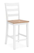Gesthaven Counter Height Chair in Natural/White