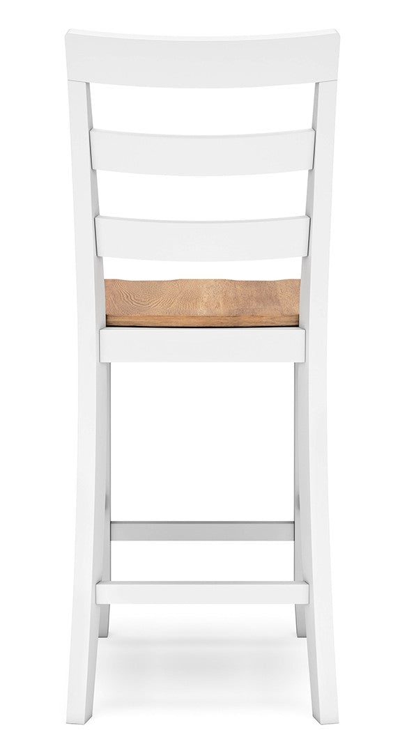 Gesthaven Counter Height Chair in Natural/White