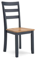 Gesthaven Dining Side Chair in Natural/Blue