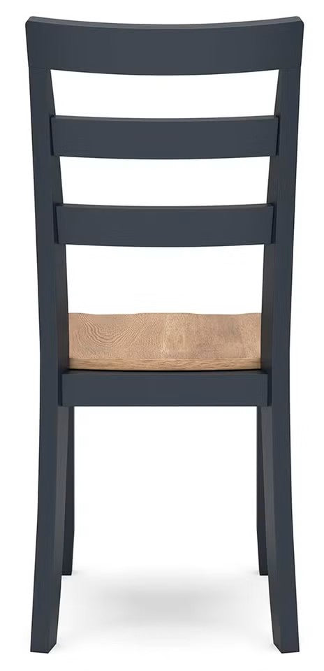 Gesthaven Dining Side Chair in Natural/Blue