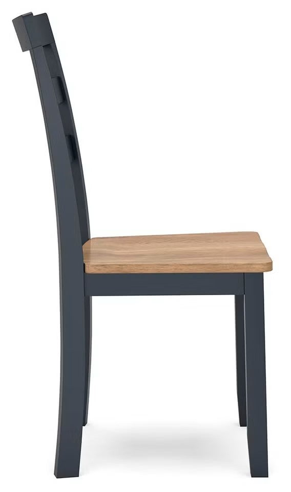 Gesthaven Dining Side Chair in Natural/Blue