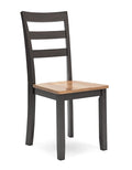 Gesthaven Dining  Side Chair in Natural/Brown