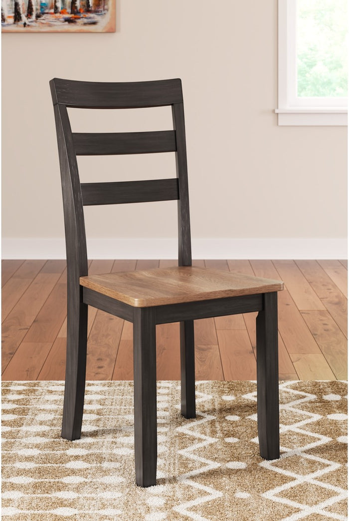 Gesthaven Dining  Side Chair in Natural/Brown