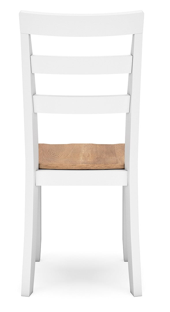 Gesthaven Dining  Side Chair in Natural/White