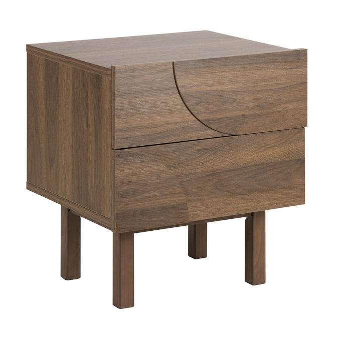 Giana Nightstand in Walnut