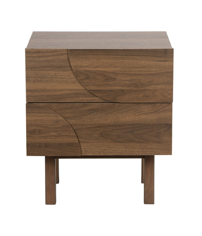 Giana Nightstand in Walnut
