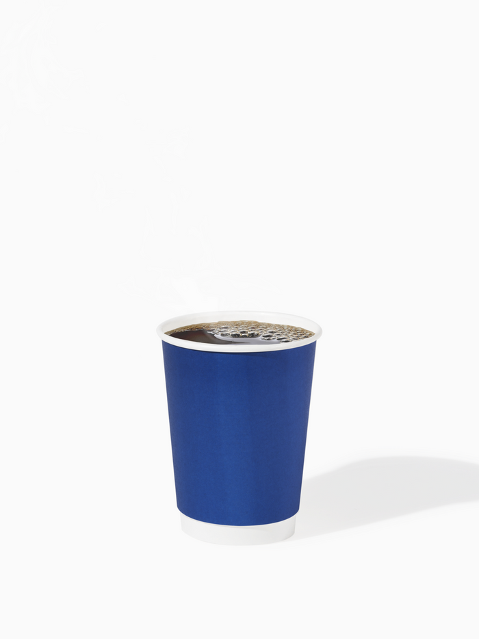 GO 12oz Double Wall Paper Cup Cobalt Blue - Bulk - 500/Case