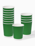 GO 12oz Double Wall Paper Cup Pine Green - Bulk - 500/Case