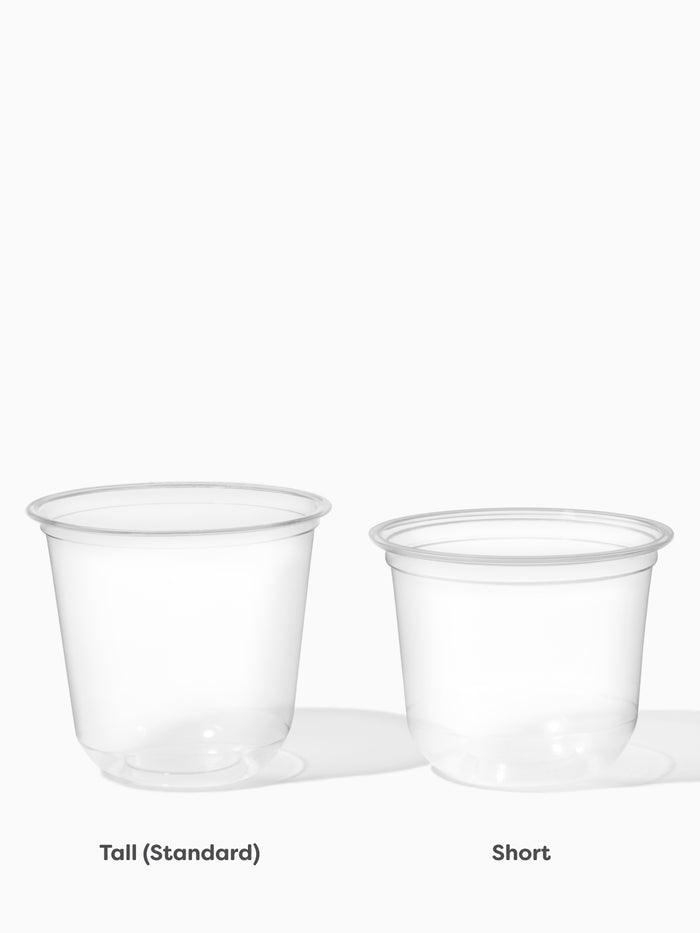 GO 12oz Rounded Bottom PET Arc Cup - Bulk - 1000/Case