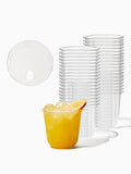 GO 12oz Rounded Bottom PET Arc Cup + Sip Lids Bundle