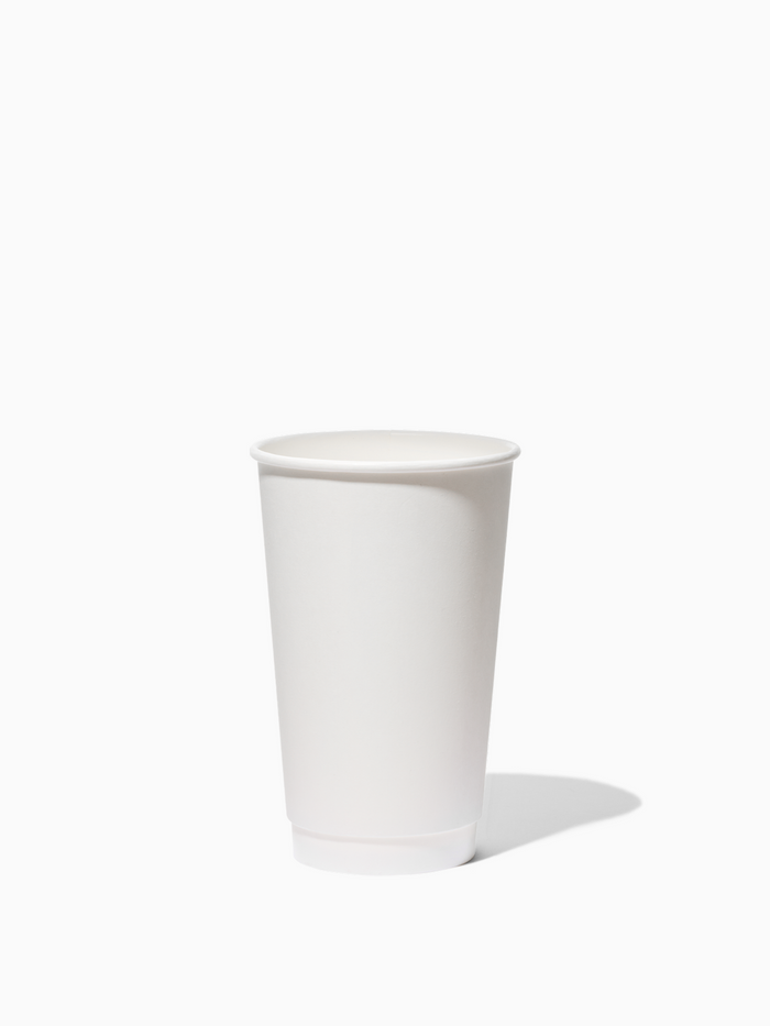 GO 16oz Double Wall Paper Cup 90mm Recyclable Cup - Bulk - 500/Case