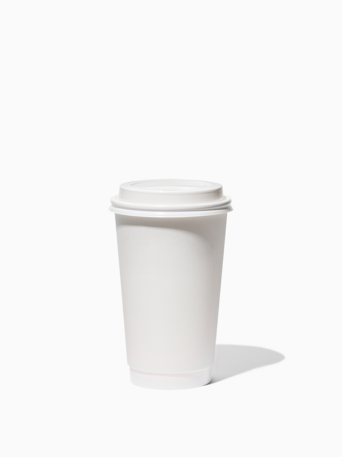GO 16oz Double Wall Paper Cup 90mm Recyclable Cup - Bulk - 500/Case