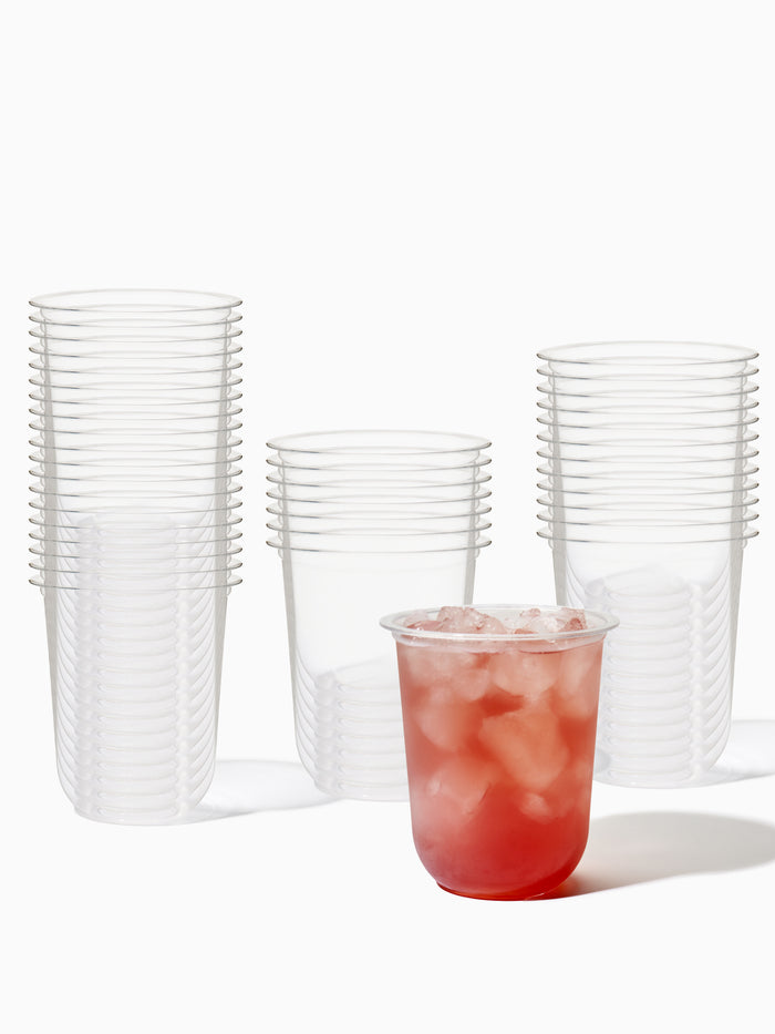GO 16oz Rounded Bottom PET Arc Cup - Bulk - 1000/Case