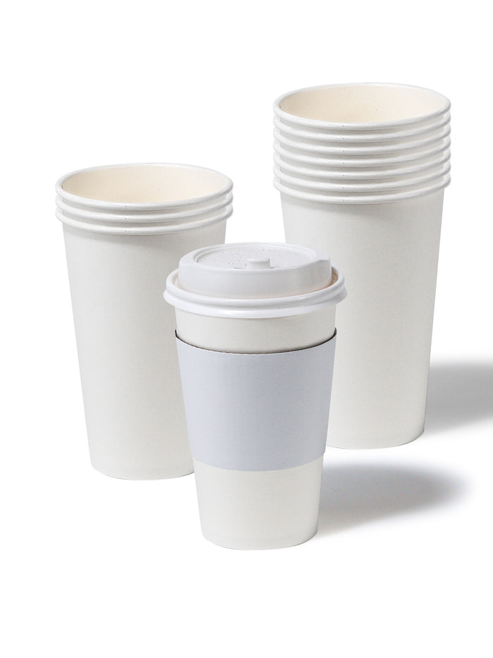 GO 16oz Single Wall Paper Cup - Bulk - 1000/Case