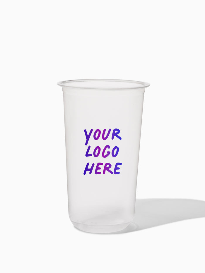 GO 24oz Rounded Bottom PET Arc Cup - Bulk - 600/Case