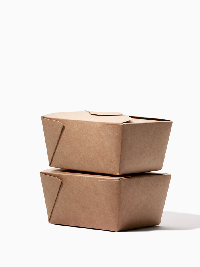 GO 26oz Paper To Go Box PE Liner Kraft - Bulk - 450/Case