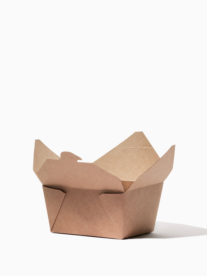 GO 26oz Paper To Go Box PE Liner Kraft