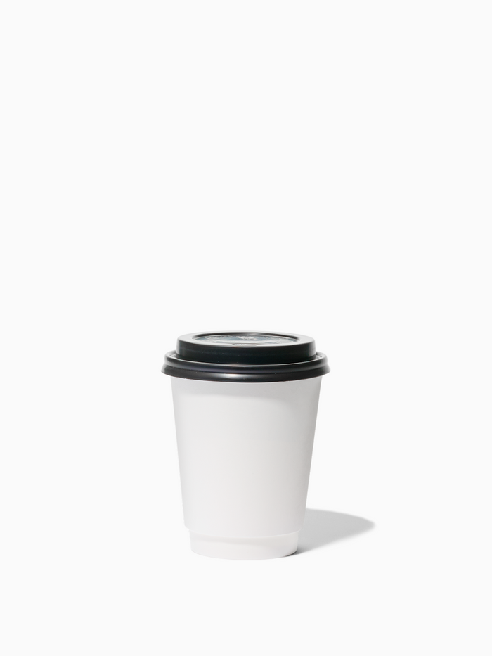 GO 8oz Double Wall Paper Cup 80mm Recyclable Cup - Bulk - 500/Case