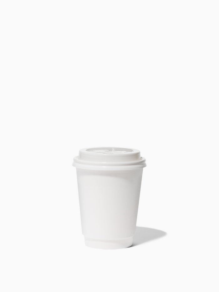 GO 8oz Double Wall Paper Cup 80mm Recyclable Cup - Bulk - 500/Case